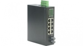 21.13.1151, Switch DIN Rail Fast Ethernet, 7x 10/100 1x ST Unmanaged, Roline