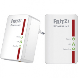 20002570, FRITZ!Powerline 500E starter kit 1x 10/100/1000 500 Mbps, AVM