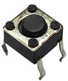 RND 210-00192, PCB Tactile Switch , 50 mA, 12 VDC, RND Components