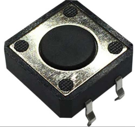 RND 210-00197, PCB Tactile Switch , 50 mA, 12 VDC, RND Components