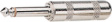 280 Jack plug diam.6.35 mm nickel - plated 2 poles