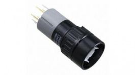 31-433.036, Illuminated Pushbutton Switch Actuator, 1NC + 1NO, Black, IP40, Momentary Functi, EAO