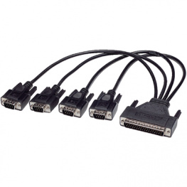 OPT4A, Octopus cable 4x DB9M 30cm (PCI-1610/1612), Advantech