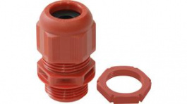 99707, Cable Gland Polyamide M25 Thread Length 10mm Red, WISKA LTD