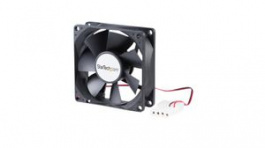FANBOX, Computer Case Fan, DC, 80x80x25mm, 12V, 63.3m³/h, 27dBA, StarTech.com