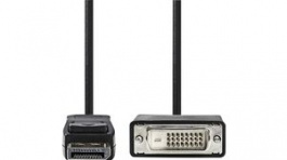 CCGP37200BK30, DisplayPort - DVI-D 24+1 Cable DisplayPort Male - DVI-D 24 + 1-Pin Male 3m, Nedis (HQ)
