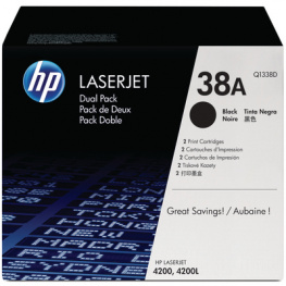 Q1338D, Toner duopack 38A black, HP